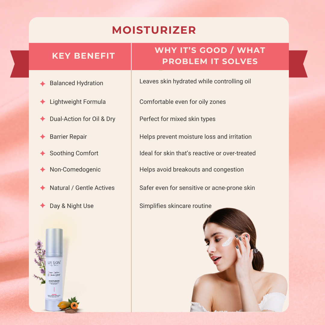 Moisturiser for Oily & Dry Skin