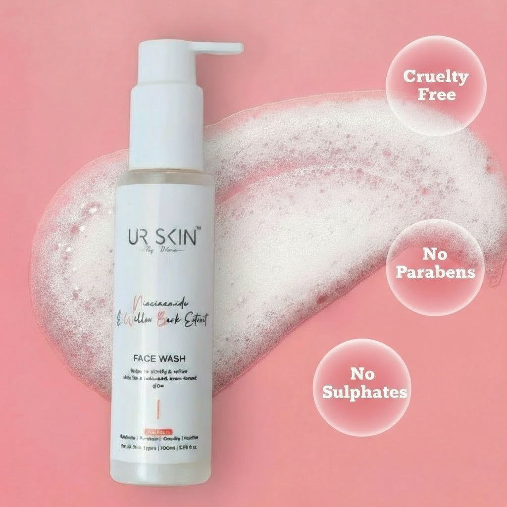 Face Wash with Willow Bark Extract & Niacinamides