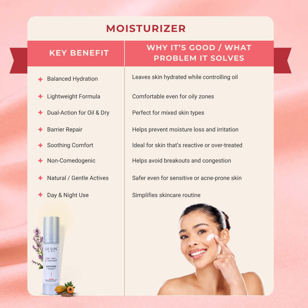 Moisturiser for Oily & Dry Skin
