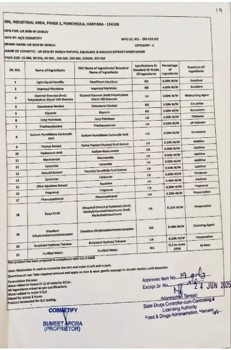 Moisturiser for Oily & Dry Skin