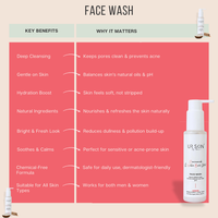 Face Wash with Willow Bark Extract & Niacinamides