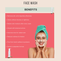 Face Wash with Willow Bark Extract & Niacinamides